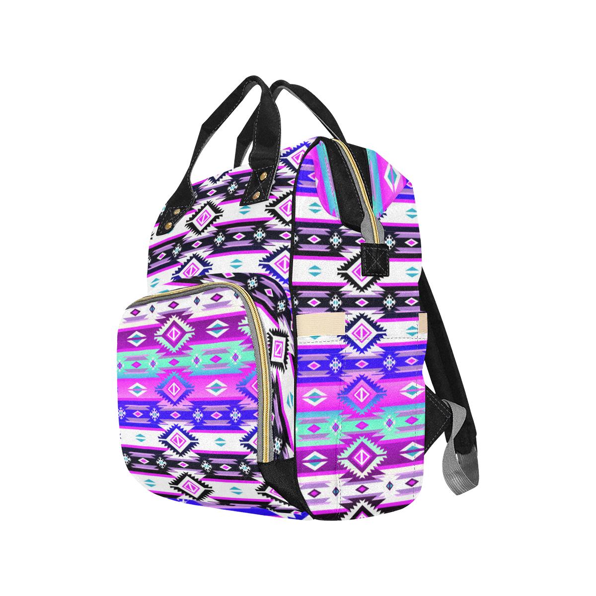 Adobe Dance Multi-Function Diaper Backpack (Model 1688) Diaper Backpack (1688) e-joyer