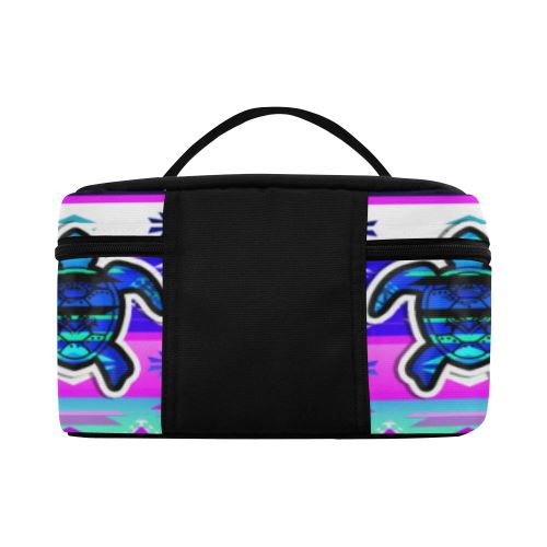 Adobe Dance Turtle Cosmetic Bag/Large (Model 1658) Cosmetic Bag e-joyer
