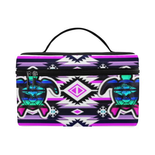 Adobe Dance Turtle Cosmetic Bag/Large (Model 1658) Cosmetic Bag e-joyer