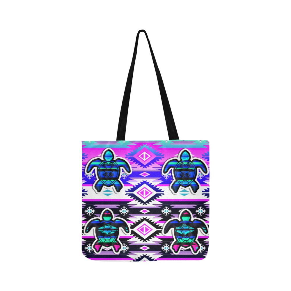 Adobe Dance Turtle Reusable Shopping Bag Model 1660 (Two sides) Shopping Tote Bag (1660) e-joyer