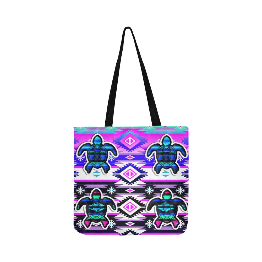 Adobe Dance Turtle Reusable Shopping Bag Model 1660 (Two sides) Shopping Tote Bag (1660) e-joyer