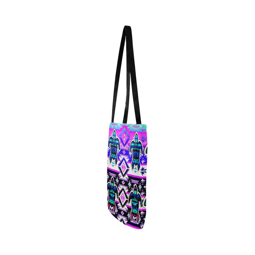 Adobe Dance Turtle Reusable Shopping Bag Model 1660 (Two sides) Shopping Tote Bag (1660) e-joyer