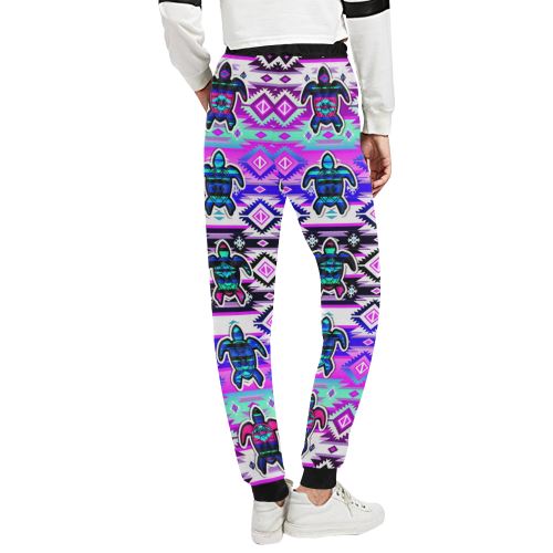 Adobe Dance Turtle Women's All Over Print Sweatpants (Model L11) Women's All Over Print Sweatpants (L11) e-joyer