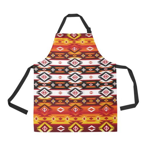Adobe Fire All Over Print Apron All Over Print Apron e-joyer