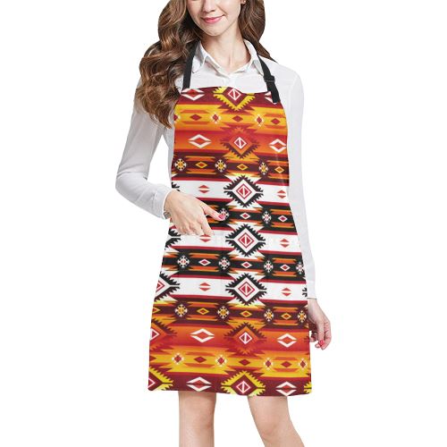 Adobe Fire All Over Print Apron All Over Print Apron e-joyer