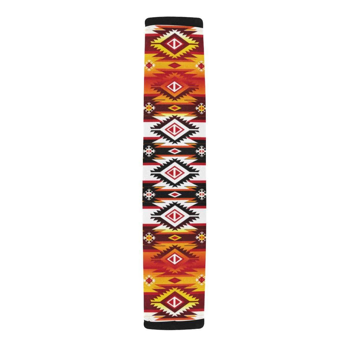 Adobe Fire Car Seat Belt Cover 7''x12.6'' Car Seat Belt Cover 7''x12.6'' e-joyer