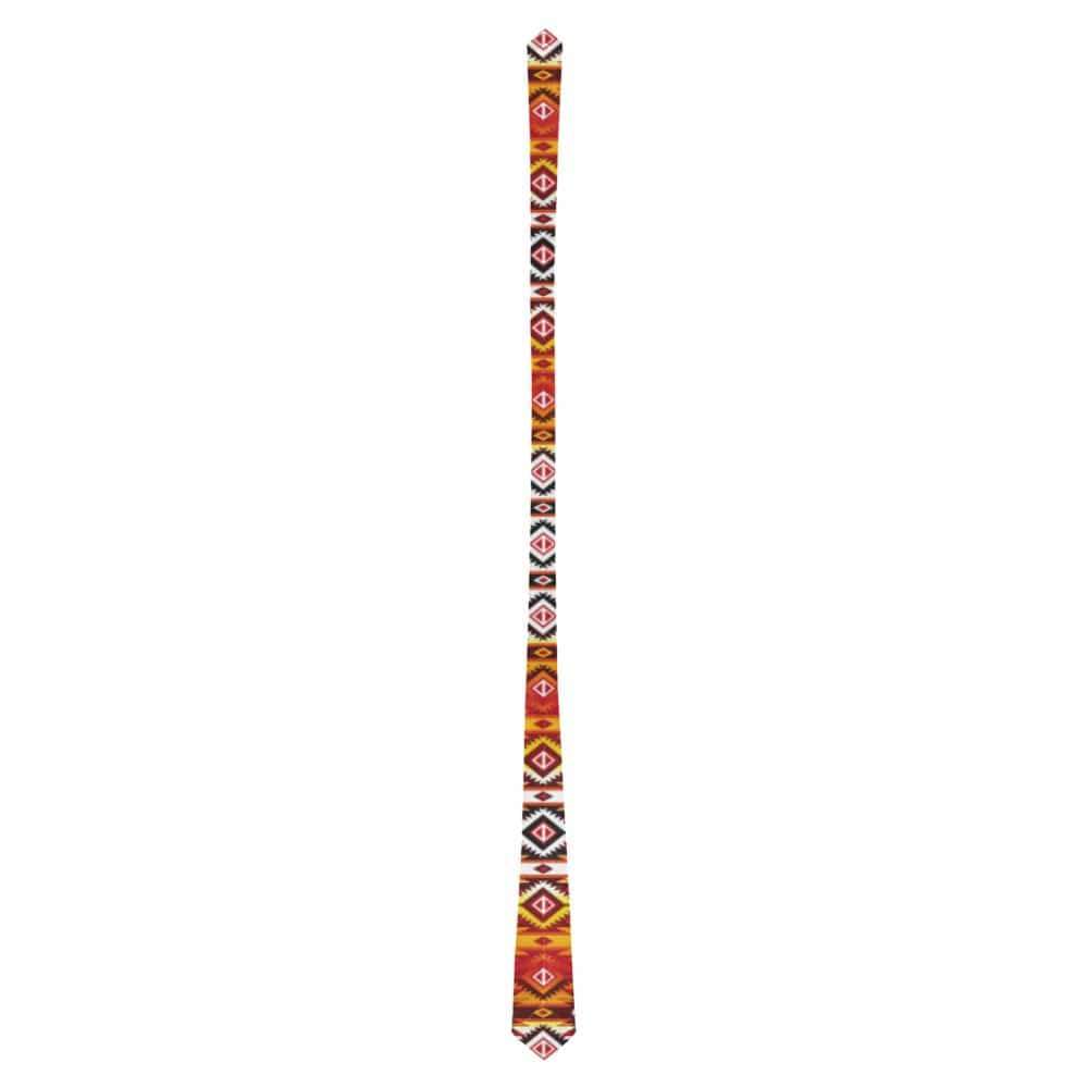 Adobe Fire Classic Necktie (Two Sides) Classic Necktie e-joyer