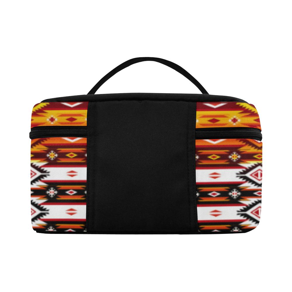 Adobe Fire Cosmetic Bag/Large (Model 1658) Cosmetic Bag e-joyer