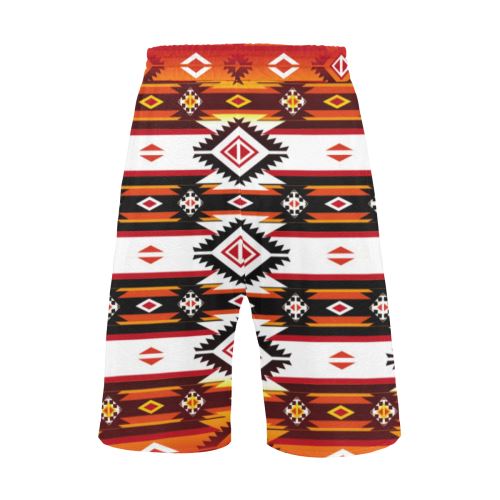 Adobe Fire Men's All Over Print Casual Shorts (Model L23) Men's Casual Shorts (L23) e-joyer