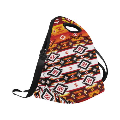 Adobe Fire Neoprene Lunch Bag/Large (Model 1669) Neoprene Lunch Bag/Large (1669) e-joyer