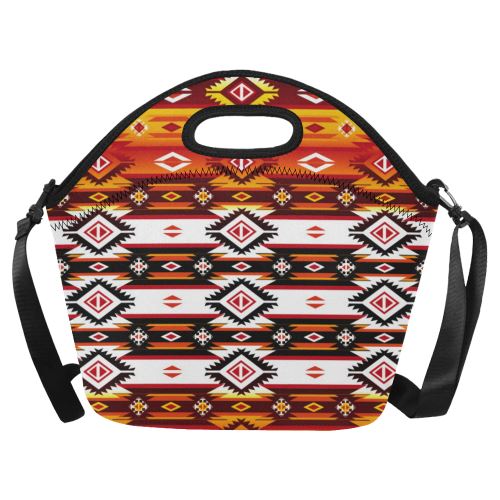 Adobe Fire Neoprene Lunch Bag/Large (Model 1669) Neoprene Lunch Bag/Large (1669) e-joyer