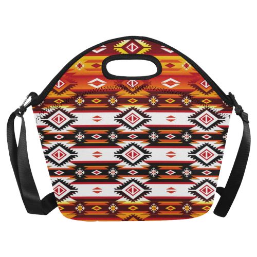 Adobe Fire Neoprene Lunch Bag/Large (Model 1669) Neoprene Lunch Bag/Large (1669) e-joyer