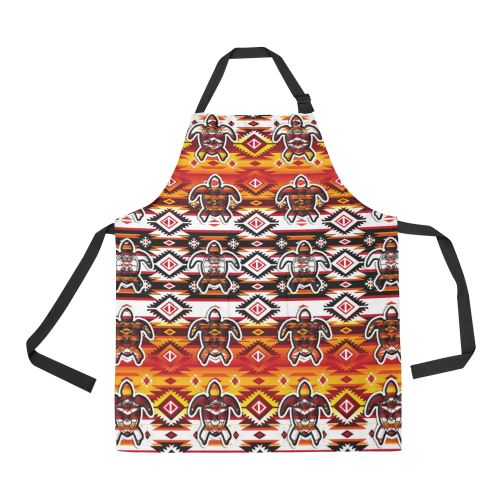 Adobe Fire Turtle All Over Print Apron All Over Print Apron e-joyer