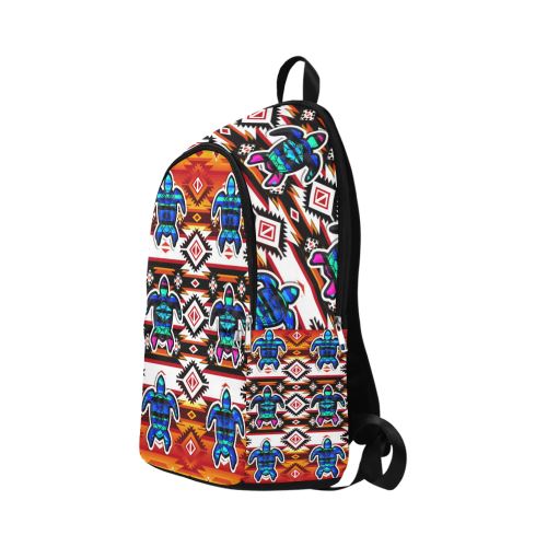 Adobe Fire Turtle Fabric Backpack for Adult (Model 1659) Casual Backpack for Adult (1659) e-joyer
