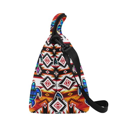 Adobe Fire Turtle Neoprene Lunch Bag/Large (Model 1669) Neoprene Lunch Bag/Large (1669) e-joyer