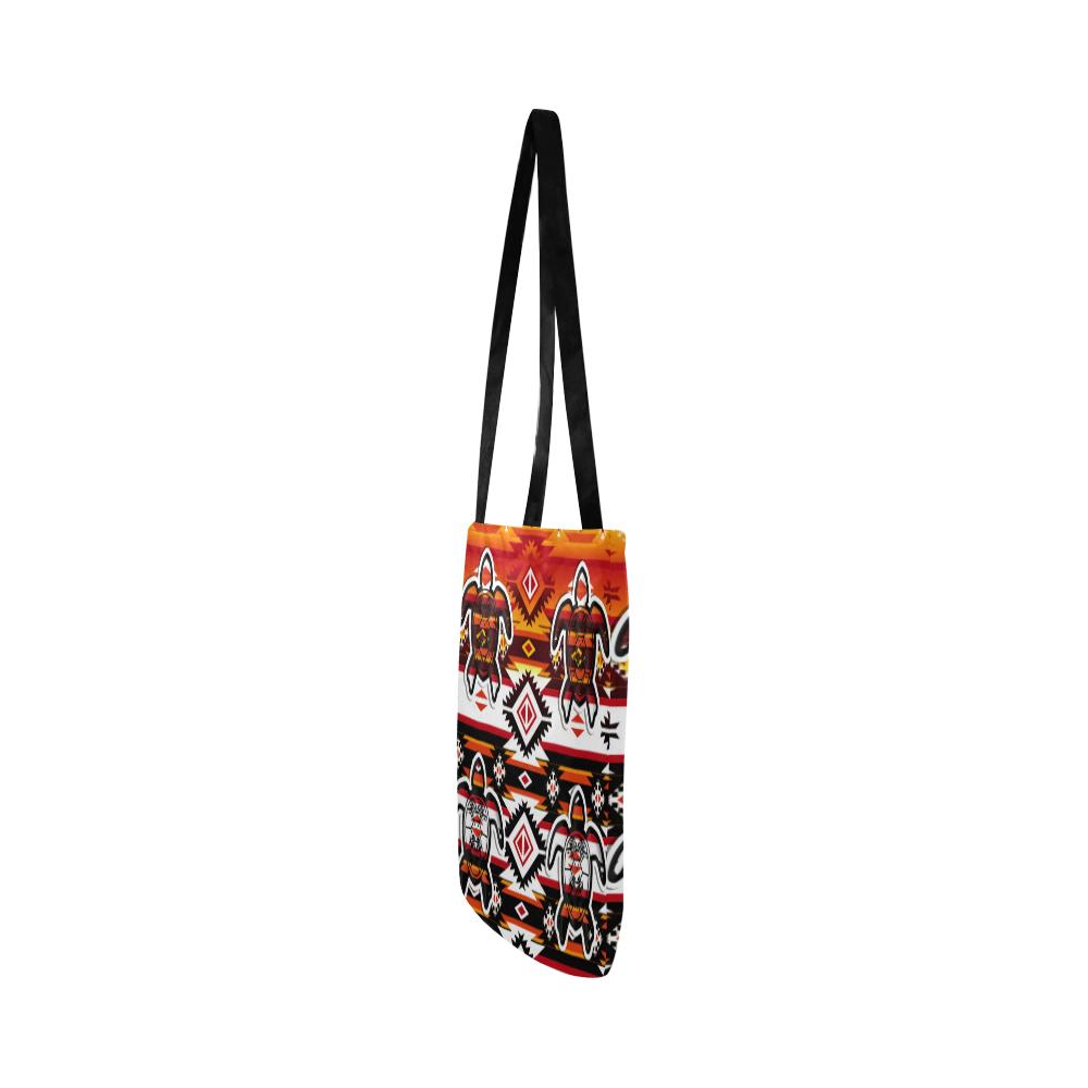 Adobe Fire Turtle Reusable Shopping Bag Model 1660 (Two sides) Shopping Tote Bag (1660) e-joyer
