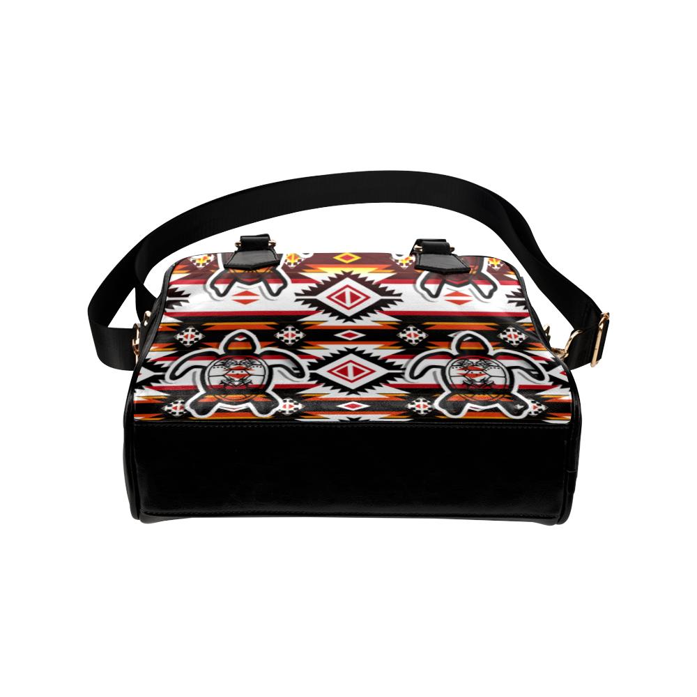 Adobe Fire Turtle Shoulder Handbag (Model 1634) Shoulder Handbags (1634) e-joyer