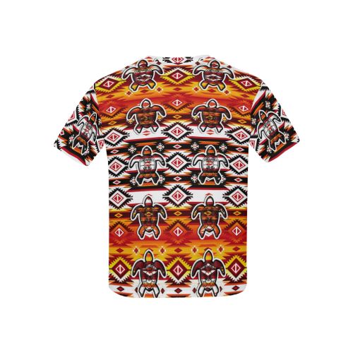Adobe Fire Turtle2 All Over Print T-shirt for Kid (USA Size) (Model T40) All Over Print T-shirt for Kid (T40) e-joyer