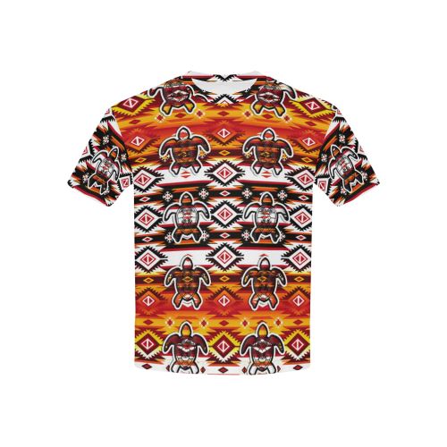 Adobe Fire Turtle2 All Over Print T-shirt for Kid (USA Size) (Model T40) All Over Print T-shirt for Kid (T40) e-joyer