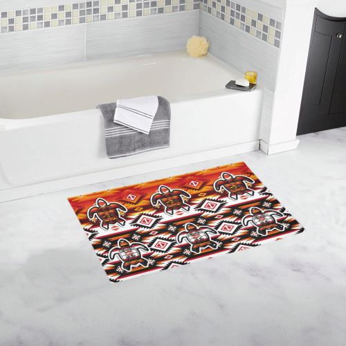 Adobe Fire Turtle2 Bath Rug 16''x 28'' Bath Rug 16''x 28'' e-joyer