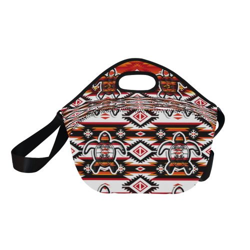 Adobe Fire Turtle2 Neoprene Lunch Bag/Large (Model 1669) Neoprene Lunch Bag/Large (1669) e-joyer