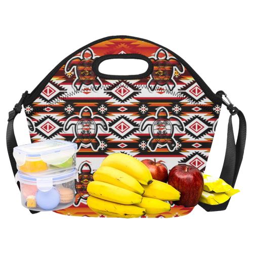 Adobe Fire Turtle2 Neoprene Lunch Bag/Large (Model 1669) Neoprene Lunch Bag/Large (1669) e-joyer