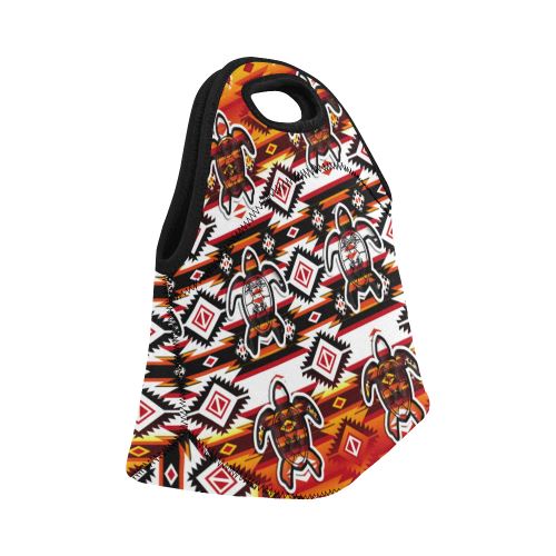 Adobe Fire Turtle2 Neoprene Lunch Bag/Small (Model 1669) Neoprene Lunch Bag/Small (1669) e-joyer