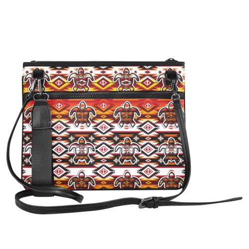 Adobe Fire Turtle2 Slim Clutch Bag (Model 1668) Slim Clutch Bags (1668) e-joyer