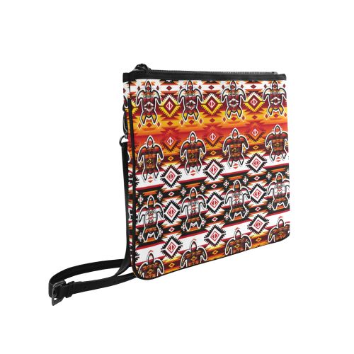 Adobe Fire Turtle2 Slim Clutch Bag (Model 1668) Slim Clutch Bags (1668) e-joyer