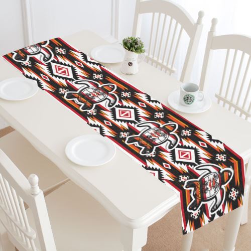 Adobe Fire Turtle2 Table Runner 16x72 inch Table Runner 16x72 inch e-joyer