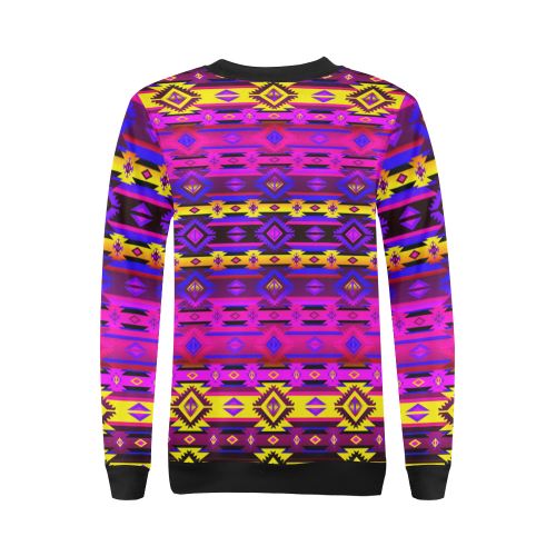 Adobe Hunt All Over Print Crewneck Sweatshirt for Women (Model H18) Crewneck Sweatshirt for Women (H18) e-joyer