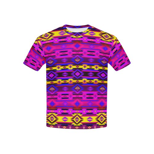 Adobe Hunt All Over Print T-shirt for Kid (USA Size) (Model T40) All Over Print T-shirt for Kid (T40) e-joyer