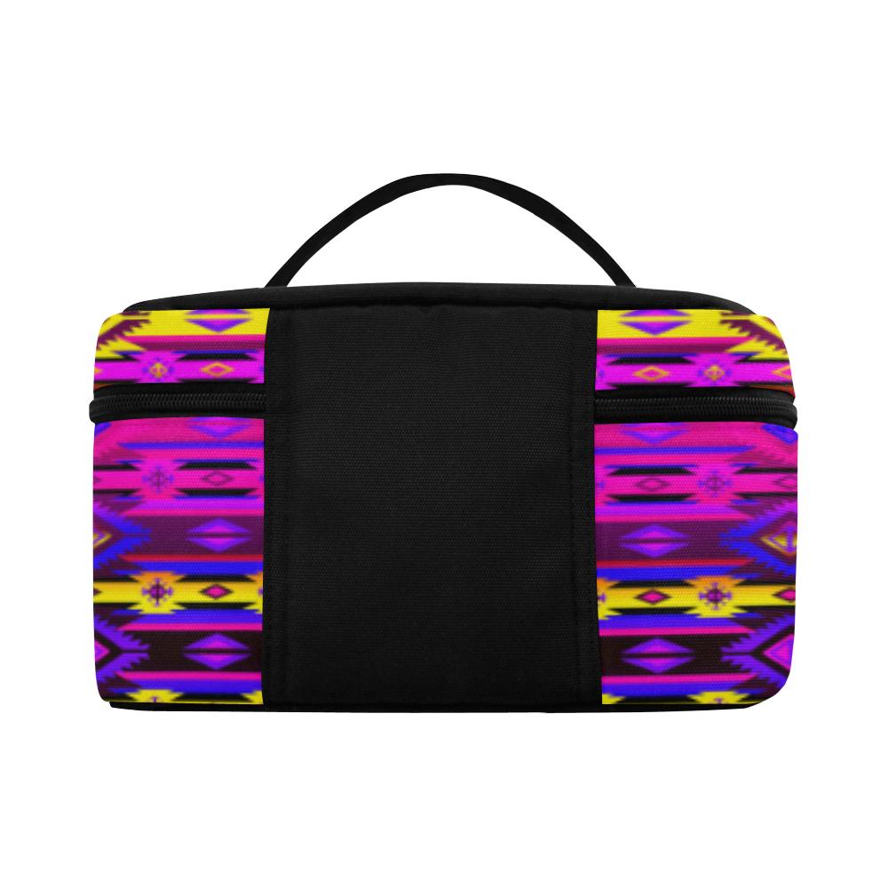 Adobe Hunt Cosmetic Bag/Large (Model 1658) Cosmetic Bag e-joyer
