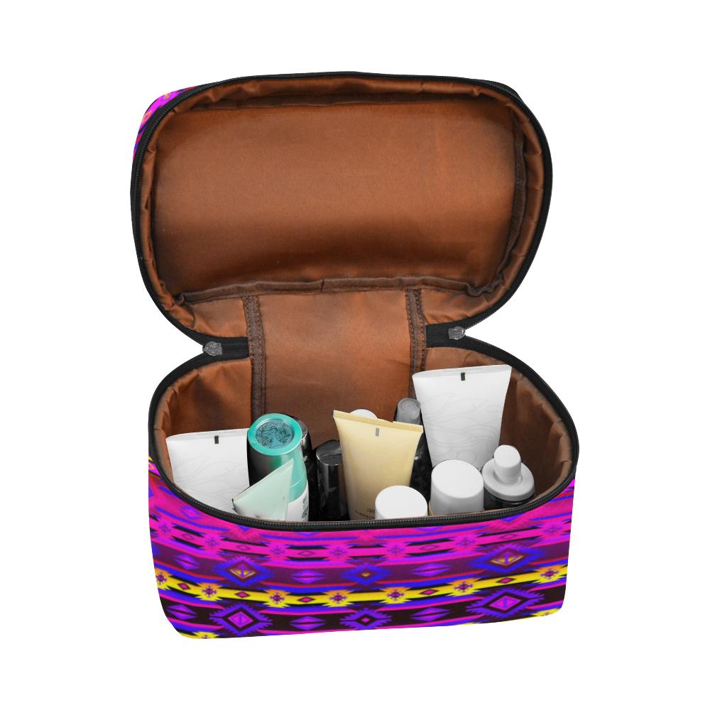 Adobe Hunt Cosmetic Bag/Large (Model 1658) Cosmetic Bag e-joyer