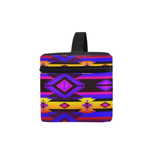 Adobe Hunt Cosmetic Bag/Large (Model 1658) Cosmetic Bag e-joyer