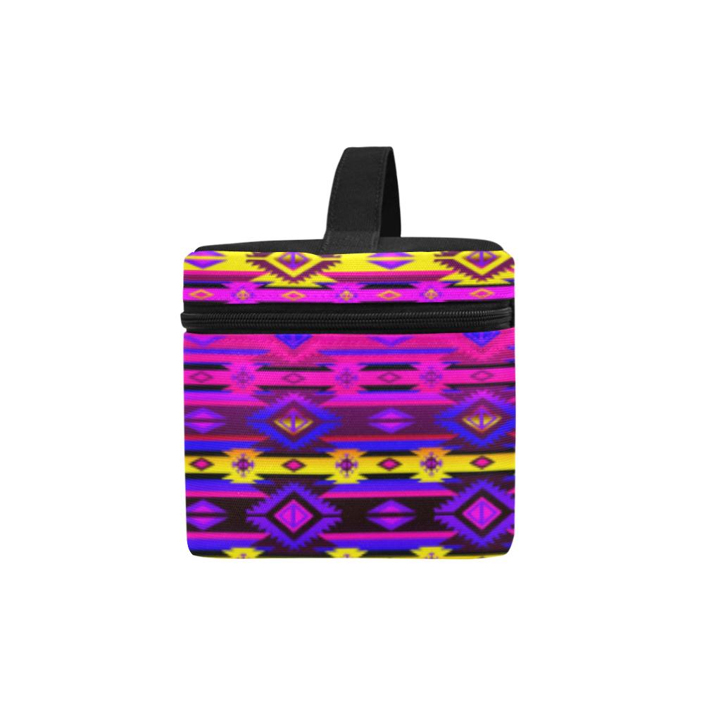 Adobe Hunt Cosmetic Bag/Large (Model 1658) Cosmetic Bag e-joyer