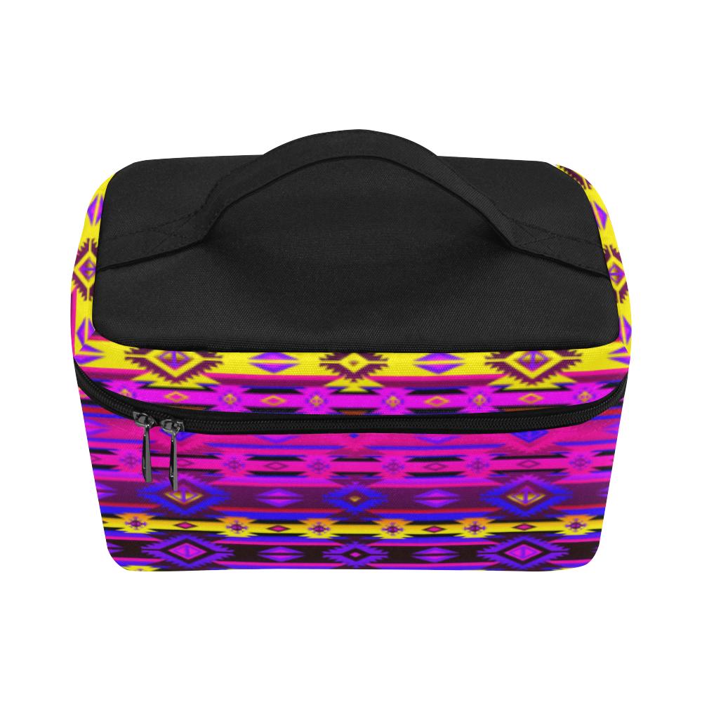 Adobe Hunt Cosmetic Bag/Large (Model 1658) Cosmetic Bag e-joyer