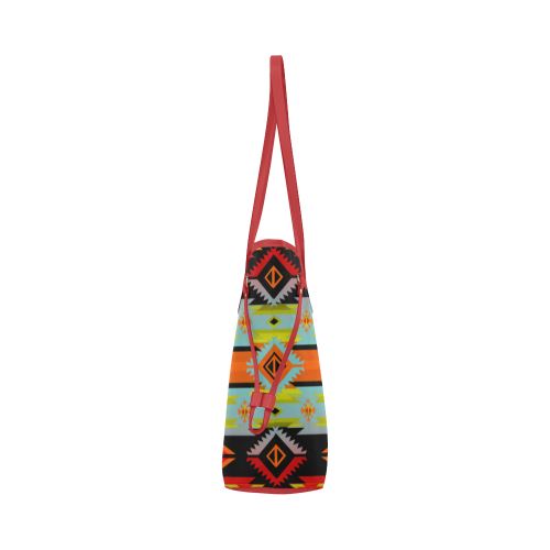 Adobe Kiva Clover Canvas Tote Bag (Model 1661) Clover Canvas Tote Bag (1661) e-joyer