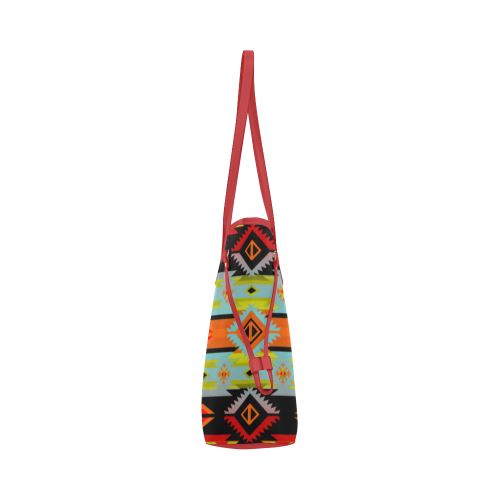 Adobe Kiva Clover Canvas Tote Bag (Model 1661) Clover Canvas Tote Bag (1661) e-joyer