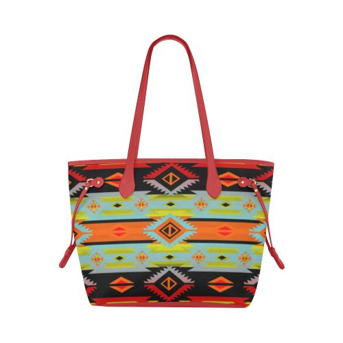 Adobe Kiva Clover Canvas Tote Bag (Model 1661) Clover Canvas Tote Bag (1661) e-joyer