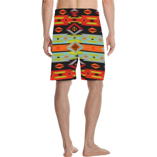 Adobe Kiva Men's All Over Print Casual Shorts (Model L23) Men's Casual Shorts (L23) e-joyer