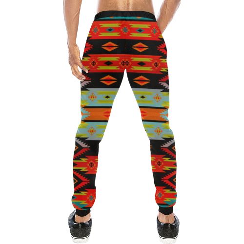 Adobe Kiva Men's All Over Print Sweatpants (Model L11) Men's All Over Print Sweatpants (L11) e-joyer