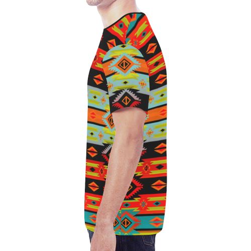 Adobe Kiva New All Over Print T-shirt for Men/Large Size (Model T45) New All Over Print T-shirt for Men/Large (T45) e-joyer
