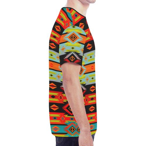 Adobe Kiva New All Over Print T-shirt for Men/Large Size (Model T45) New All Over Print T-shirt for Men/Large (T45) e-joyer