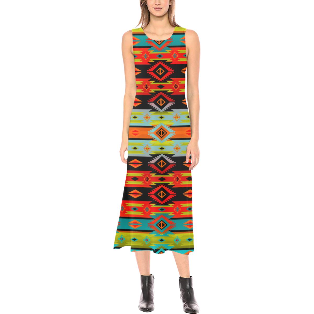 Adobe Kiva Phaedra Sleeveless Open Fork Long Dress (Model D08) Phaedra Sleeveless Open Fork Long Dress (D08) e-joyer