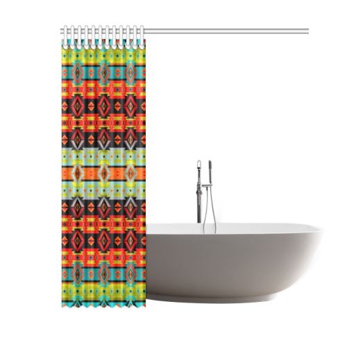 Adobe Kiva Shower Curtain 60"x72" Shower Curtain 60"x72" e-joyer
