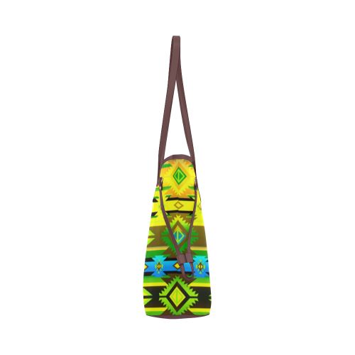 Adobe Midnight Clover Canvas Tote Bag (Model 1661) Clover Canvas Tote Bag (1661) e-joyer