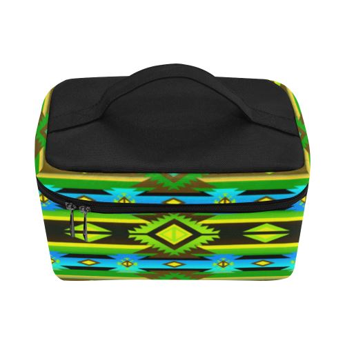 Adobe Midnight Cosmetic Bag/Large (Model 1658) Cosmetic Bag e-joyer