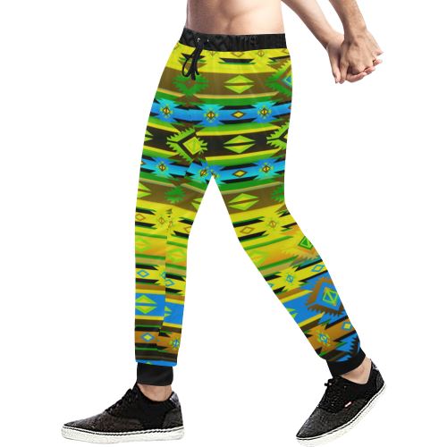 Adobe Midnight Men's All Over Print Sweatpants (Model L11) Men's All Over Print Sweatpants (L11) e-joyer