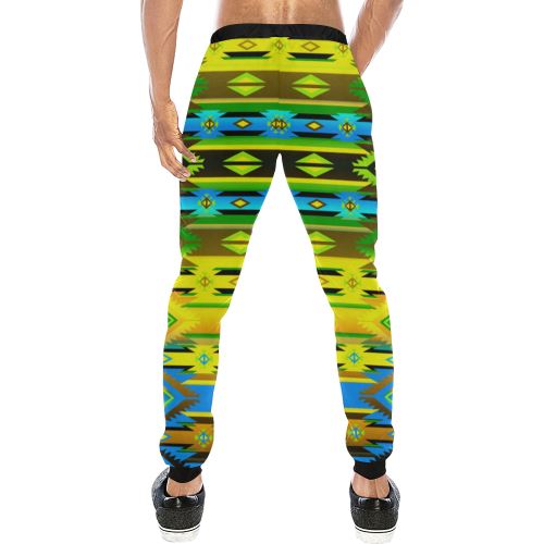 Adobe Midnight Men's All Over Print Sweatpants (Model L11) Men's All Over Print Sweatpants (L11) e-joyer